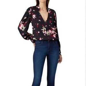 A.L.C. Black Silk Blouse Top Rivera $389 sz 2 women’s